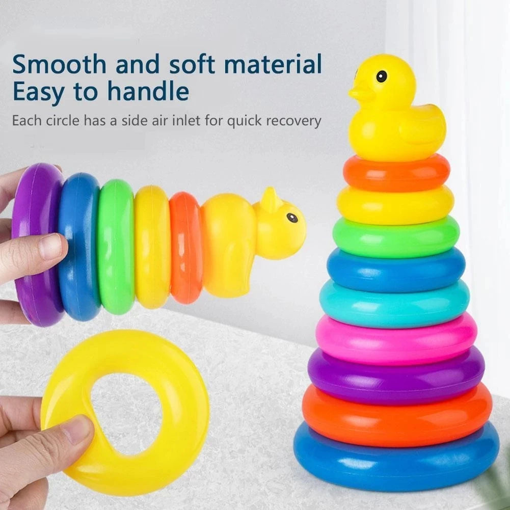 Raneelland  Montessori Baby Toy Rolling Ball Children Montessori Educational Games For Babies Stacking Track Baby Development Toys Children