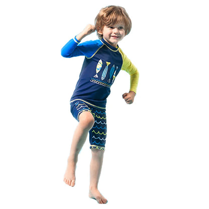 Raneelland 2025 New Boy Girl Swimwear Swim Suits Sun Protective Long Sleeve Children Swimsuits Children's Bathing Suit  Kids Swimming Suits