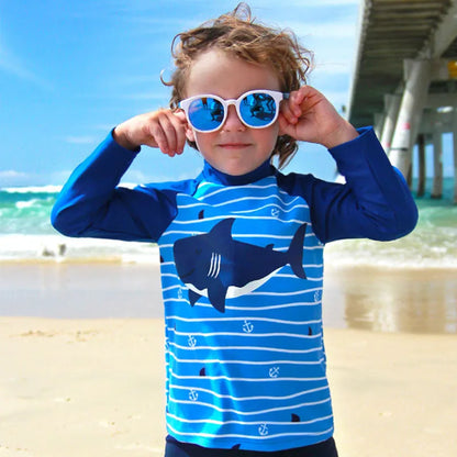 Raneelland 2025 New Boy Girl Swimwear Swim Suits Sun Protective Long Sleeve Children Swimsuits Children's Bathing Suit  Kids Swimming Suits
