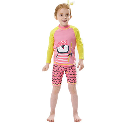 Raneelland 2025 New Boy Girl Swimwear Swim Suits Sun Protective Long Sleeve Children Swimsuits Children's Bathing Suit  Kids Swimming Suits