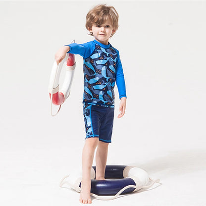 Raneelland 2025 New Boy Girl Swimwear Swim Suits Sun Protective Long Sleeve Children Swimsuits Children's Bathing Suit  Kids Swimming Suits