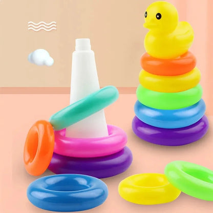 Raneelland  Montessori Baby Toy Rolling Ball Children Montessori Educational Games For Babies Stacking Track Baby Development Toys Children
